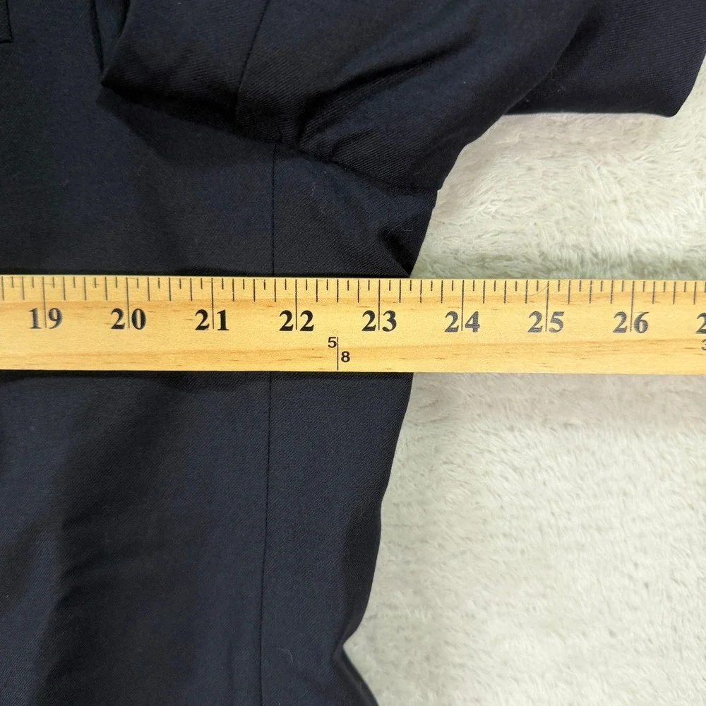 Hickey Freeman Mens 46XL Slim‎ Fit Tall Big Navy Blue Wool Blazer Loro Piana USA